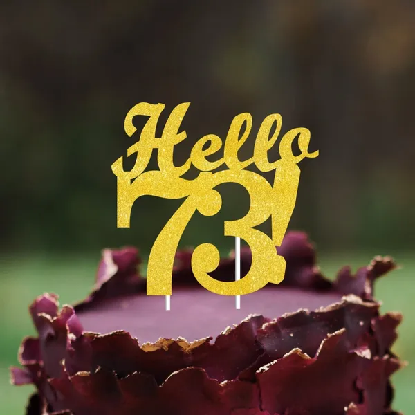Gold_Hello_73_Cake_Topper_|_Gold_Glitter_Birthday_Cake_Topper_For_Women_&_Men_|_Elegant_73Rd_Celebration_Decoration_For_Milestone_Parties_|_Reusable_Cake_Decor