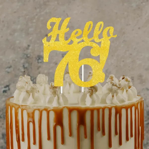 Gold_Hello_76_Cake_Topper_|_Gold_Glitter_Birthday_Cake_Topper_For_Women_&_Men_|_Elegant_76Th_Celebration_Decoration_For_Milestone_Parties_|_Reusable_Cake_Decor
