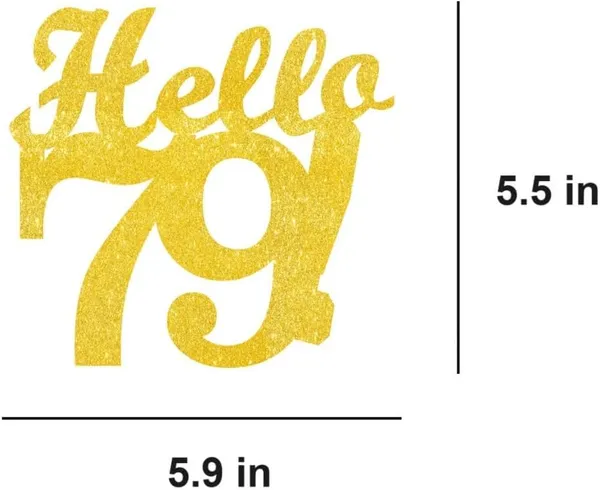 Gold_Hello_79_Cake_Topper_|_Gold_Glitter_Birthday_Cake_Topper_For_Women_&_Men_|_Elegant_79Th_Celebration_Decoration_For_Milestone_Parties_|_Reusable_Cake_Decor