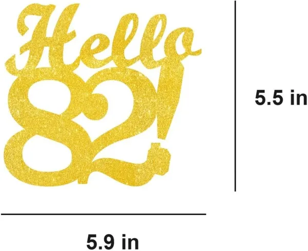 Gold_Hello_82_Cake_Topper_|_Gold_Glitter_Birthday_Cake_Topper_For_Women_&_Men_|_Elegant_82Nd_Celebration_Decoration_For_Milestone_Parties_|_Reusable_Cake_Decor
