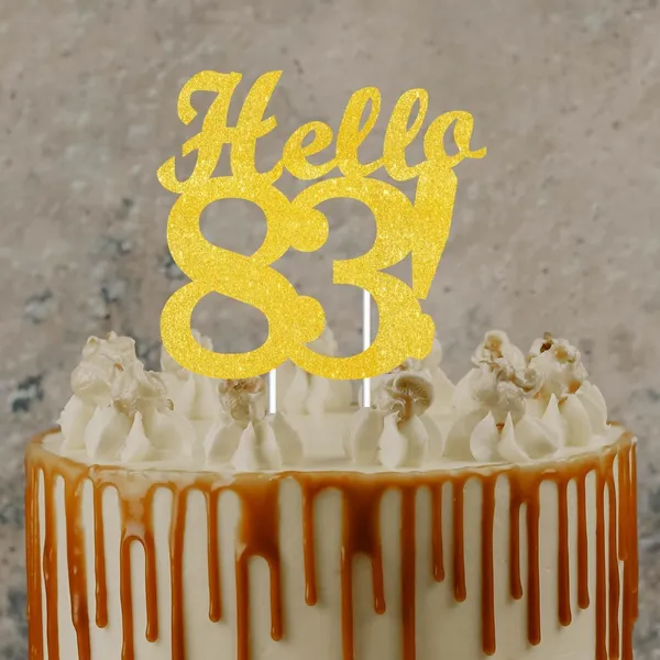 Gold_Hello_83_Cake_Topper_|_Gold_Glitter_Birthday_Cake_Topper_For_Women_&_Men_|_Elegant_83Rd_Celebration_Decoration_For_Milestone_Parties_|_Reusable_Cake_Decor