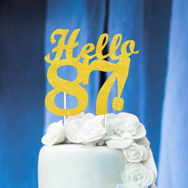 Gold_Hello_87_Cake_Topper_|_Gold_Glitter_Birthday_Cake_Topper_For_Women_&_Men_|_Elegant_87Th_Celebration_Decoration_For_Milestone_Parties_|_Reusable_Cake_Decor