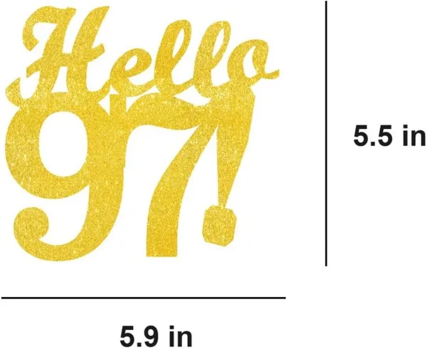 Gold_Hello_97_Cake_Topper_|_Gold_Glitter_Birthday_Cake_Topper_For_Women_&_Men_|_Elegant_97Th_Celebration_Decoration_For_Milestone_Parties_|_Reusable_Cake_Decor