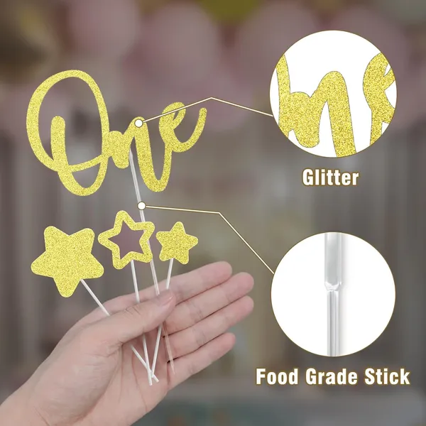 Gold_One_Cake_Topper_|_Happy_1St_Birthday_Cake_Decoration_|_Gold_Glitter_Cake_Topper_For_Baby_Boy_&_Girl_|_First_Birthday_Photo_Prop_|_Party_Supplies