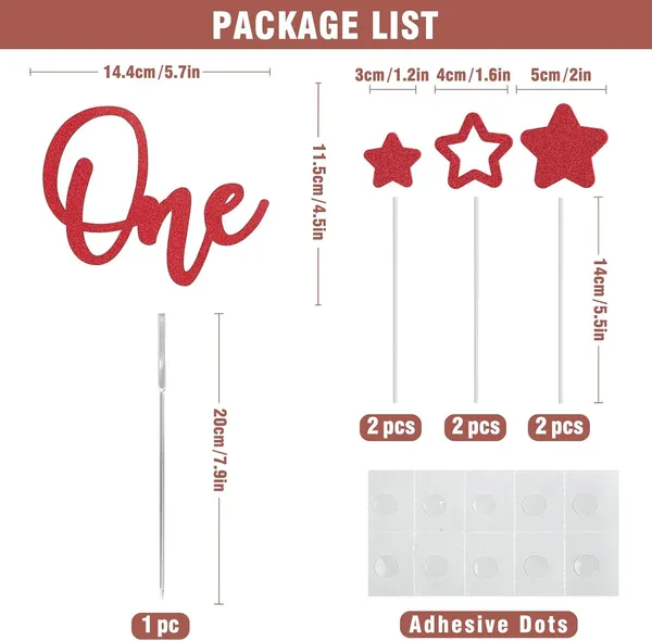 Red_One_Cake_Topper_|_Happy_1St_Birthday_Cake_Decoration_|_Red_Glitter_Cake_Topper_For_Baby_Boy_&_Girl_|_First_Birthday_Photo_Prop_|_Party_Supplies