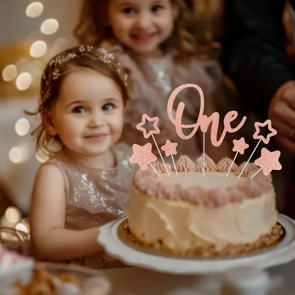 Gold_One_Cake_Topper_|_Happy_1St_Birthday_Cake_Decoration_|_Rose_Gold_Glitter_Cake_Topper_For_Baby_Boy_&_Girl_|_First_Birthday_Photo_Prop_|_Party_Supplies