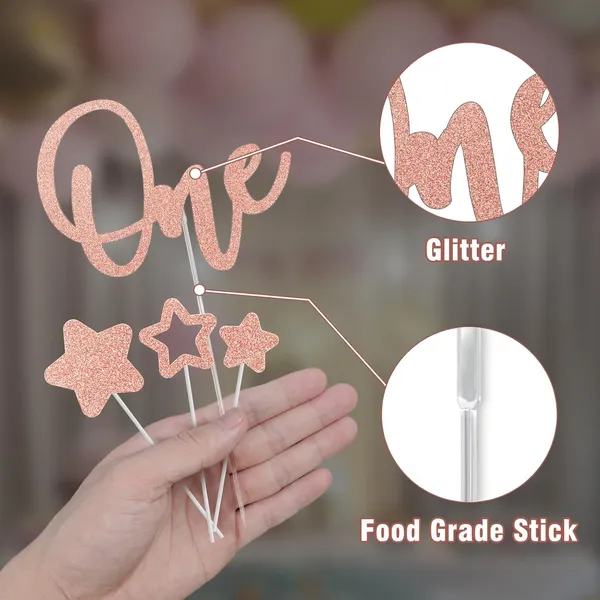 Gold_One_Cake_Topper_|_Happy_1St_Birthday_Cake_Decoration_|_Rose_Gold_Glitter_Cake_Topper_For_Baby_Boy_&_Girl_|_First_Birthday_Photo_Prop_|_Party_Supplies