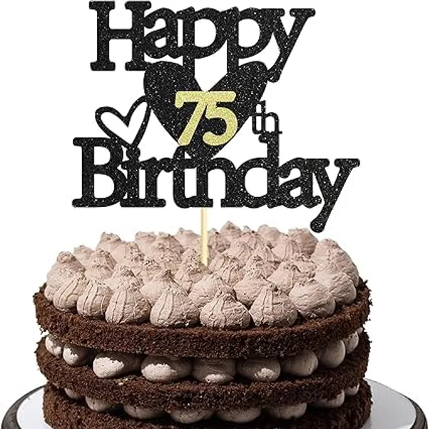 Black_Happy_75Th_Birthday_Black_Glitter_Cake_Topper_|_Elegant_Party_Decoration_For_All_Ages_|_Reusable_Cake_Décor
