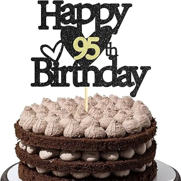 Black_Happy_95Th_Birthday_Black_Glitter_Cake_Topper_|_Elegant_Party_Decoration_For_All_Ages_|_Reusable_Cake_Décor