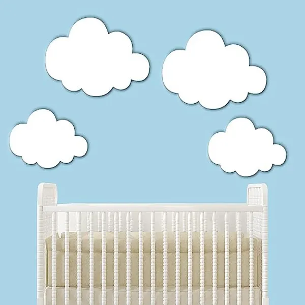 Multicollor_6_Pcs_Cloud_Wall_Decor_|_Acrylic_Hanging_Clouds_For_Kids_Room_|_Artificial_Cloud_Decor_|_Wall_Hanging_Ornaments_|_White_Clouds_For_Decoration