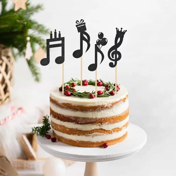 Multicollor_Music_Theme_Cupcake_Toppers_|_Black_Glitter_Musical_Notes_Cake_Picks_|_Party_Decorations_For_Birthday,_Concert,_Music_School_Events,_Singing_Parties,_Cupcakes_&_Desserts_|_Pack_Of_24