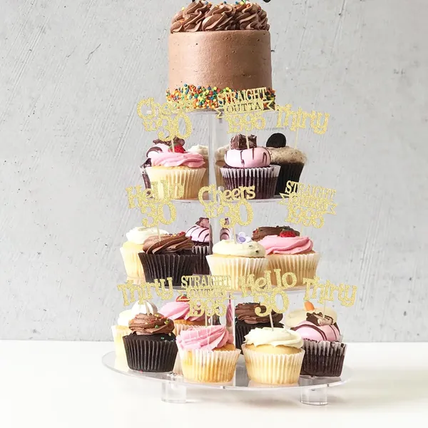 Gold_24Pcs_Happy_30Th_Birthday_Cupcake_Toppers_|_Cheers_To_30_Years_Glitter_Cupcake_Picks_|_Straight_Outta_1995_Cake_Decorations_|_30Th_Birthday_Or_Anniversary_Party_Supplies_Â€“_Gold