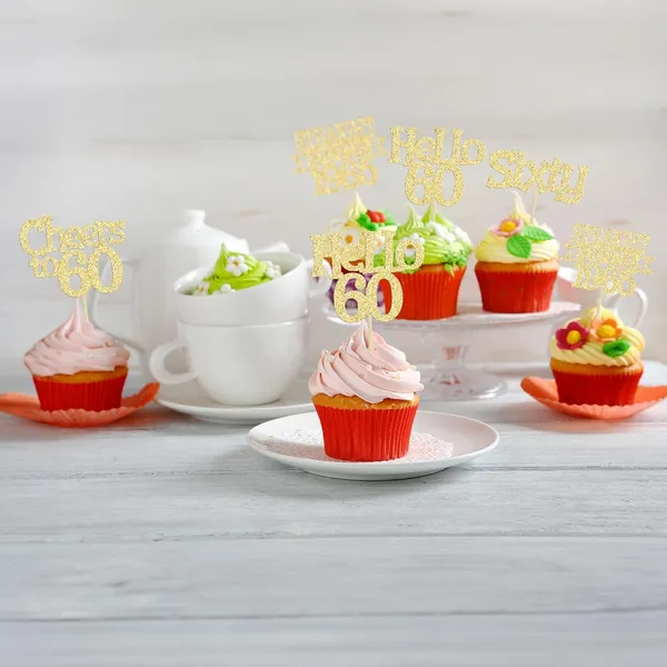 Gold_24Pcs_Happy_60Th_Birthday_Cupcake_Toppers_|_Cheers_To_60_Years_Glitter_Cupcake_Picks_|_Straight_Outta_1965_Cake_Decorations_|_60Th_Birthday_Or_Anniversary_Party_Supplies_Â€“_Gold