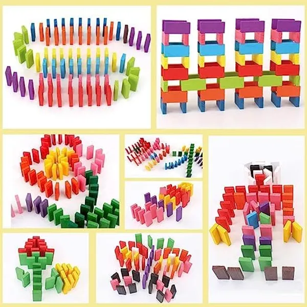 Multicollor_120_Pcs_Wooden_Dominoes_Set_|_Colorful_Blocks_|_Bulk_Racing_And_Rally_Building_Blocks_Kit_|_Dominos_Tiles_For_Building,_Stacking,_Racing_For_Kids_&_Adults