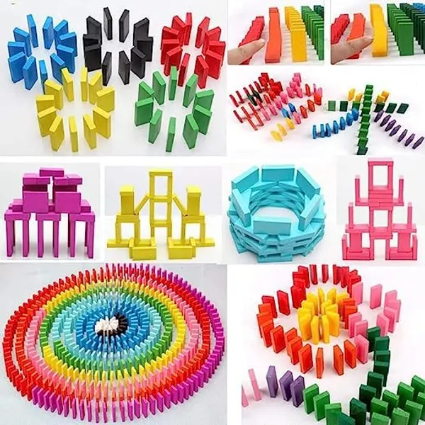 Multicollor_120_Pcs_Wooden_Dominoes_Set_|_Colorful_Blocks_|_Bulk_Racing_And_Rally_Building_Blocks_Kit_|_Dominos_Tiles_For_Building,_Stacking,_Racing_For_Kids_&_Adults