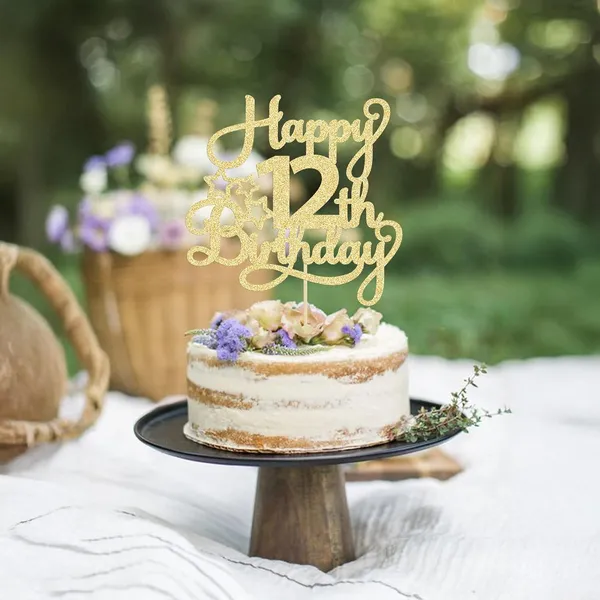 Gold_1_Pack_Happy_12Th_Birthday_Cake_Topper_Glitter_Heart_Star_12_Fabulous_Cake_Pick_Birthday_Sign_Cake_Decorations_For_Children_12Th_Birthday_Theme_Party_Supplies_Gold