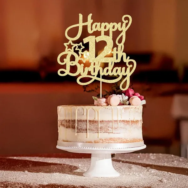 Gold_1_Pack_Happy_12Th_Birthday_Cake_Topper_Glitter_Heart_Star_12_Fabulous_Cake_Pick_Birthday_Sign_Cake_Decorations_For_Children_12Th_Birthday_Theme_Party_Supplies_Gold