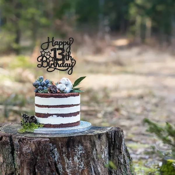Black_1_Pack_Happy_13Th_Birthday_Cake_Topper_Black_Glitter_13_Official_Teenager_Cheers_To_13_Years_Old_Birthday_Cake_Pick_For_Celebrating_13Th_Birthday_Anniversary_Party_Cake_Decorations_Supplies