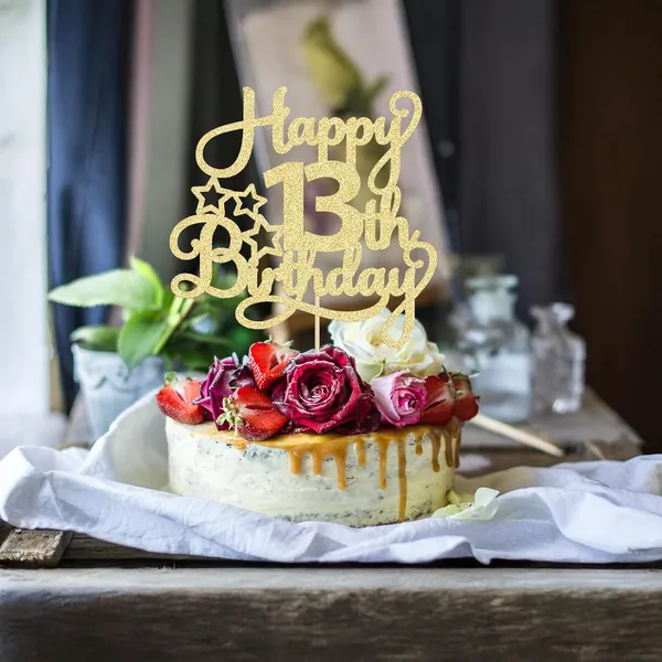 Gold_1_Pack_Happy_13Th_Birthday_Cake_Topper_Gold_Glitter_13_Official_Teenager_Cheers_To_13_Years_Old_Birthday_Cake_Pick_For_Celebrating_13Th_Birthday_Anniversary_Party_Cake_Decorations_Supplies