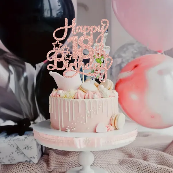 Gold_1_Pack_Happy_18Th_Birthday_Cake_Topper_Rose_Gold_Glitter_18_&_Fabulous_Cheers_To_18_Years_Old_Birthday_Cake_Pick_For_Celebrating_18Th_Birthday_Anniversary_Party_Cake_Decorations_Supplies