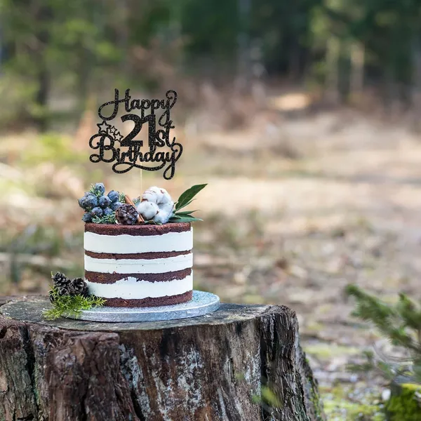 Black_1_Pack_Happy_21St_Birthday_Cake_Topper_Black_Glitter_21_&_Fabulous_Cheers_To_21_Years_Old_Birthday_Cake_Pick_For_Celebrating_21St_Birthday_Anniversary_Party_Cake_Decorations_Supplies