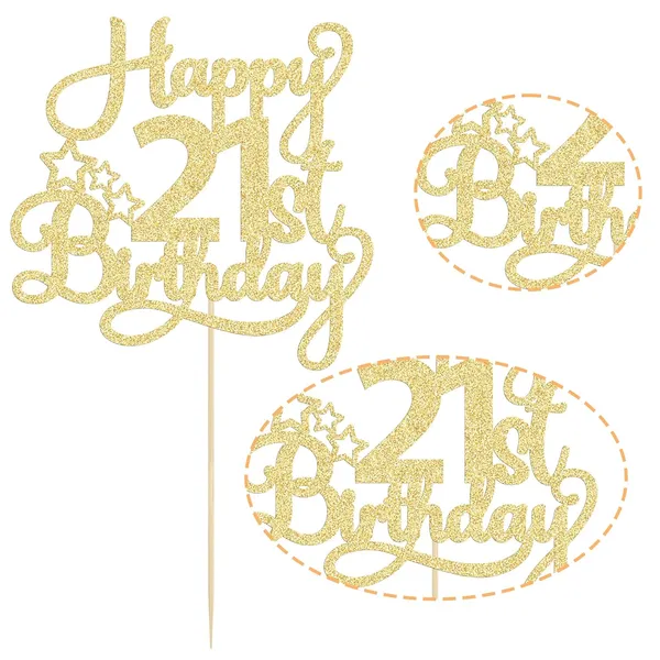 Gold_Ephlyn_1_Pack_Gold_Glitter_21St_Birthday_Cake_Topper_-_Fabulous_Cheers_To_21_Years_Old_-_Perfect_For_21St_Birthday_Party_&_Anniversary_Cake_Decorations