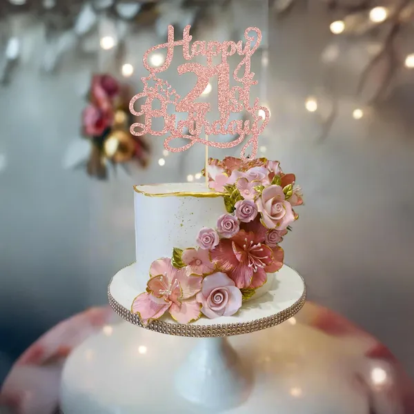 Gold_1_Pack_Happy_21St_Birthday_Cake_Topper_-_Rose_Gold_Glitter_'21_&_Fabulous'_-_Cheers_To_21_Years_Old_Cake_Pick_For_Celebrating_Anniversary_Party_Decorations_Supplies