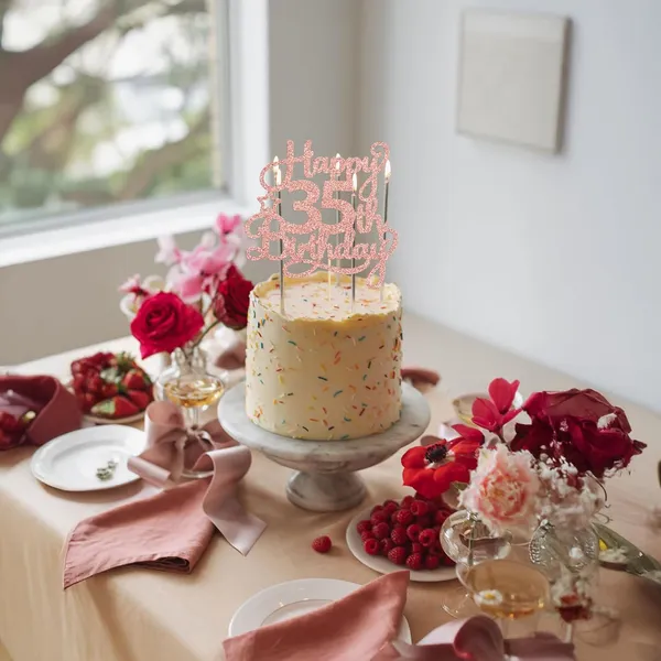 Gold_Ephlyn_1_Pack_Rose_Gold_Glitter_35Th_Birthday_Cake_Topper_-_Fabulous_Cheers_To_35_Years_Old_-_Perfect_For_35Th_Birthday_Party_&_Anniversary_Cake_Decorations