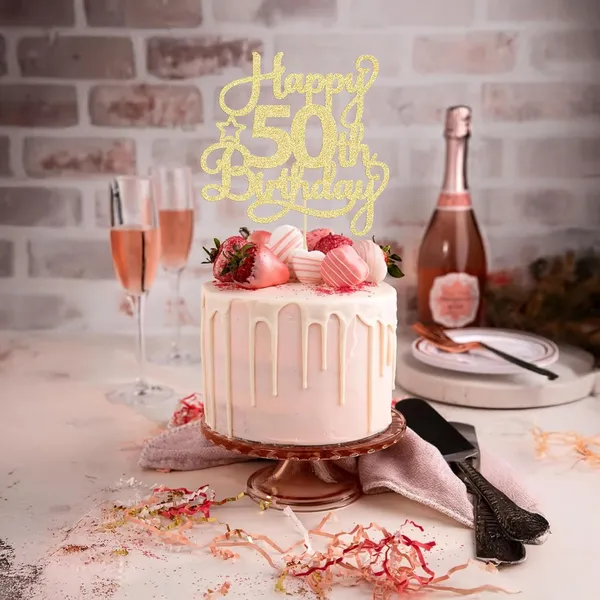Gold_1_Pack_Happy_50Th_Birthday_Cake_Topper_Gold_Glitter_50_&_Fabulous_Cheers_To_50_Years_Old_50Th_Birthday_Cake_Pick_For_Celebrating_50Th_Birthday_Anniversary_Party_Cake_Decorations_Supplies