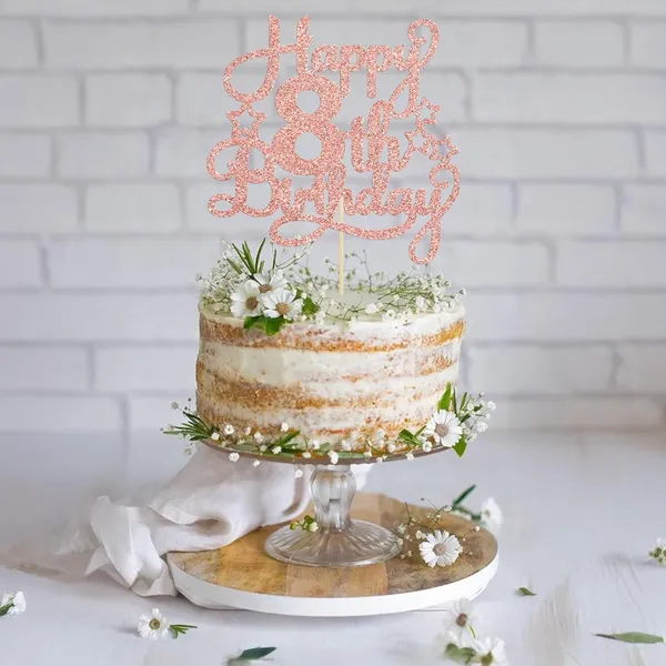 Gold_1_Pack_Happy_8Th_Birthday_Cake_Topper_Rose_Gold_Glitter_8Th_Birthday_Cheers_To_8_Years_Old_Birthday_Cake_Pick_For_Celebrating_8Th_Birthday_Anniversary_Party_Cake_Decorations_Supplies