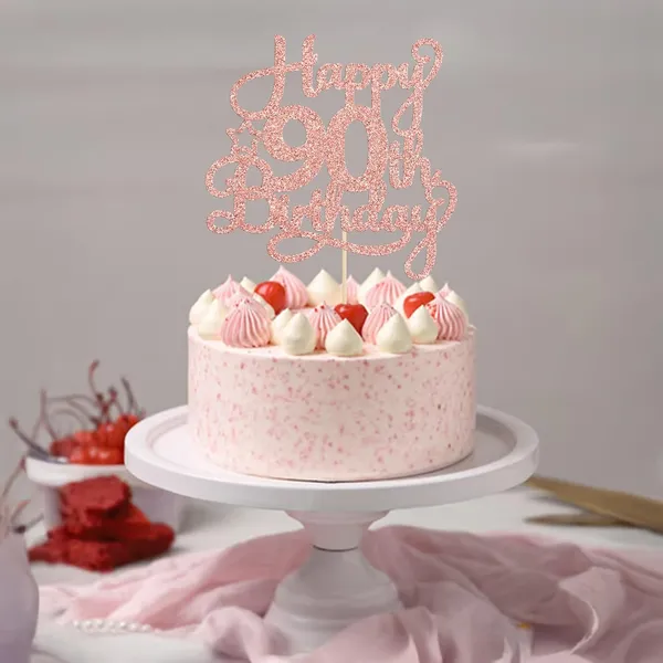 Gold_Ephlyn_1_Pack_Rose_Gold_90Th_Birthday_Cake_Topper_-_90_&_Fabulous_Cheers_To_90_Years_Old_Birthday_Cake_Pick_-_Perfect_For_90Th_Birthday_Party_&_Anniversary_Celebrations