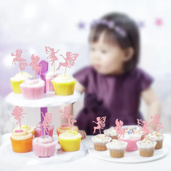 Pink_Gyufise_24Pcs_Fairy_Cupcake_Toppers_Glitter_Flower_Angel_Fairy_Cupcake_Picks_Ballet_Dancer_Cake_Decorations_For_Wedding_Bridal_Shower_Baby_Shower_Birthday_Party_Supplies_Pink