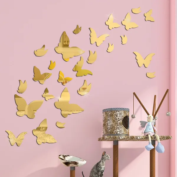 Multicollor_Amaonm_21_Pcs_Removable_Crystal_Acrylic_Mirror_Butterfly_Wall_Decals_Fashion_Diy_Home_Decorations_Art_Decor_Wall_Stickers_Murals_For_Kids_Nursery_Room_Bedroom_Door_Bathroom