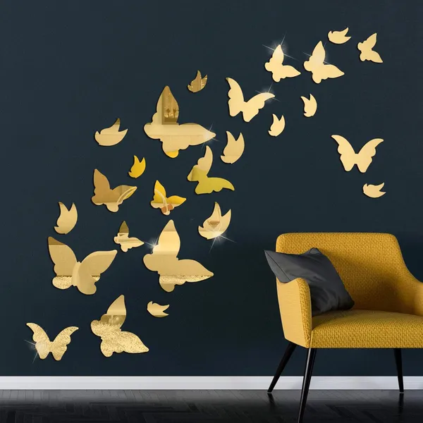 Multicollor_Amaonm_21_Pcs_Removable_Crystal_Acrylic_Mirror_Butterfly_Wall_Decals_Fashion_Diy_Home_Decorations_Art_Decor_Wall_Stickers_Murals_For_Kids_Nursery_Room_Bedroom_Door_Bathroom