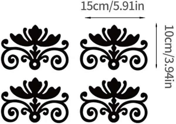 Silver_16Pcs_Peony_Flower_Hollow_Self_Adhesive_Wall_Mirror_Stickers,_Non_Glass_Small_Acrylic_Mirror_For_Home_Cabinet_Wall_Decor_5.91"_X_3.94"_Silver_(Gold)