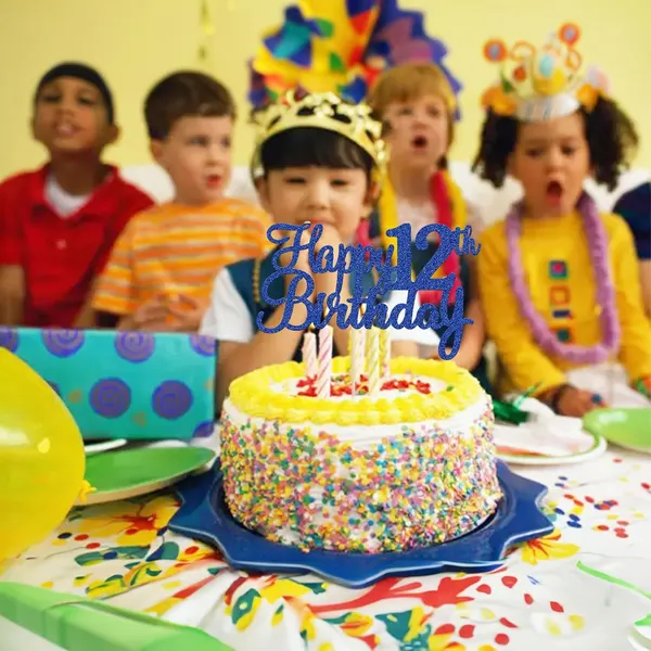 Multi_Gyufise_1Pc_Happy_12Th_Birthday_Cake_Topper_Glitter_12Th_Birthday_Cake_Pick_Cheers_To_12_Years_Old_Sweet_12_Cake_Decorations_For_12Th_Birthday_Wedding_Anniversary_Party_Supplies