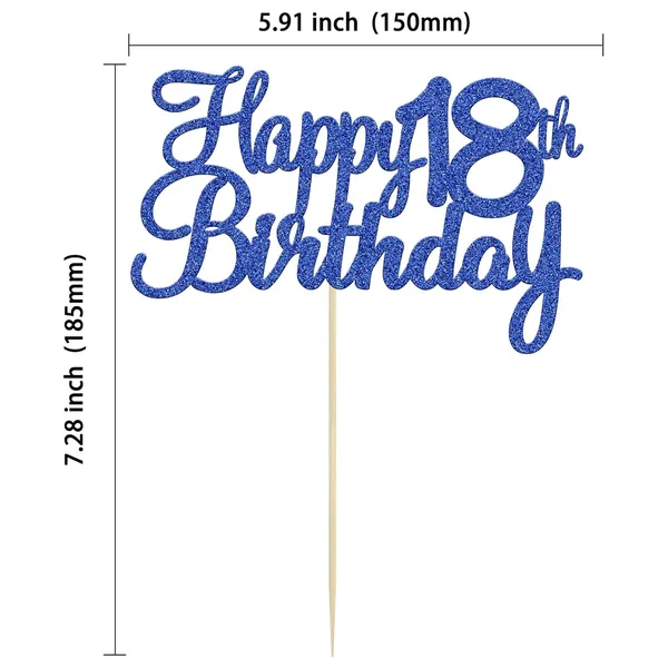 Blue_Gyufise_1Pc_Happy_18Th_Birthday_Cake_Topper_Blue_Glitter_18Th_Birthday_Cake_Pick_Cheers_To_18_Years_Old_Eighteen_Fabulous_Cake_Decorations_For_18Th_Birthday_Wedding_Anniversary_Party_Supplies