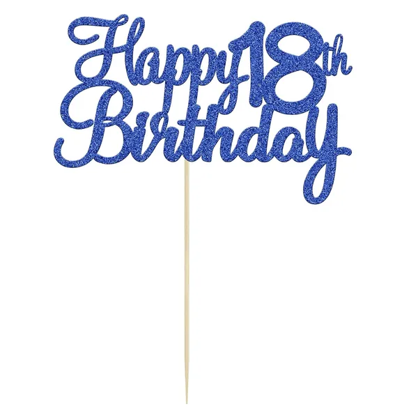 Blue_Gyufise_1Pc_Happy_18Th_Birthday_Cake_Topper_Blue_Glitter_18Th_Birthday_Cake_Pick_Cheers_To_18_Years_Old_Eighteen_Fabulous_Cake_Decorations_For_18Th_Birthday_Wedding_Anniversary_Party_Supplies