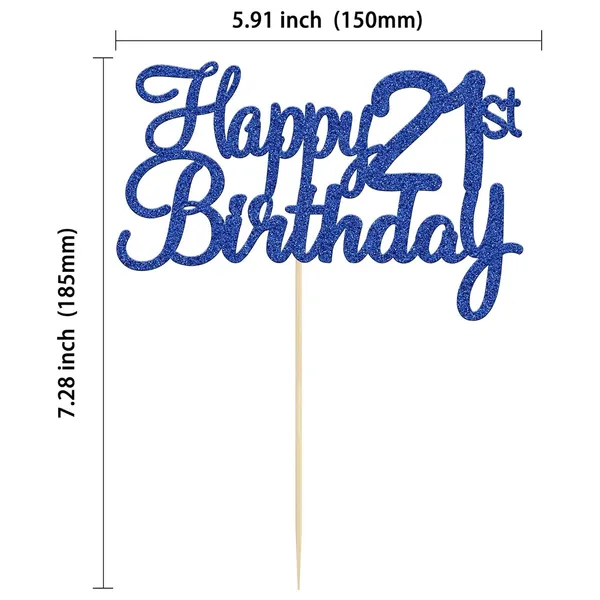 Multi_Gyufise_1Pc_Happy_21St_Birthday_Cake_Topper_Glitter_21St_Birthday_Cake_Pick_Cheers_To_21_Years_Old_Twenty_One_Fabulous_Lagal_Cake_Decorations_For_21St_Birthday_Wedding_Anniversary_Party_S