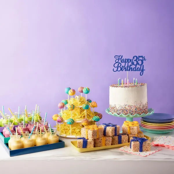 Multi_Gyufise_1Pc_Happy_35Th_Birthday_Cake_Topper_Glitter_35Th_Birthday_Cake_Pick_Cheers_To_35_Years_Old_Thirty_Five_Fabulous_Cake_Decorations_For_35Th_Birthday_Wedding_Anniversary_Party_Supplies