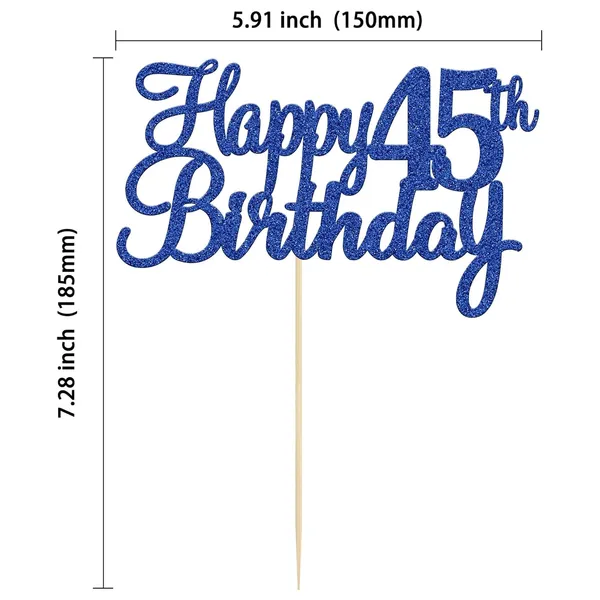 Blue_Gyufise_1Pc_Happy_45Th_Birthday_Cake_Topper_Blue_Glitter_45Th_Birthday_Cake_Pick_Cheers_To_45_Years_Old_Forty_Five_Fabulous_Cake_Decorations_For_45Th_Birthday_Wedding_Anniversary_Party_Supplies