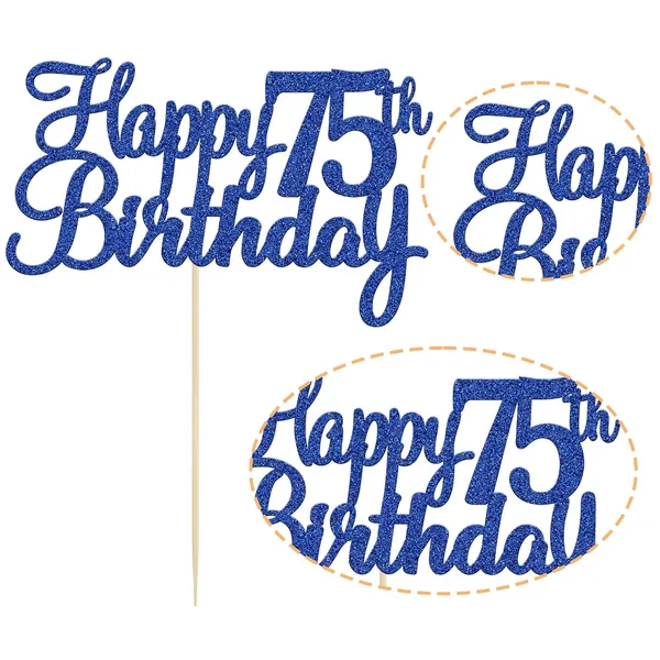 Blue_Gyufise_1_Pc_Happy_75Th_Birthday_Cake_Topper_-_Blue_Glitter_-_75Th_Birthday,_Anniversary_Occasion_-_Cake_Topper_-_1_Count_-_15X19Cm/5.9X7.5Inch