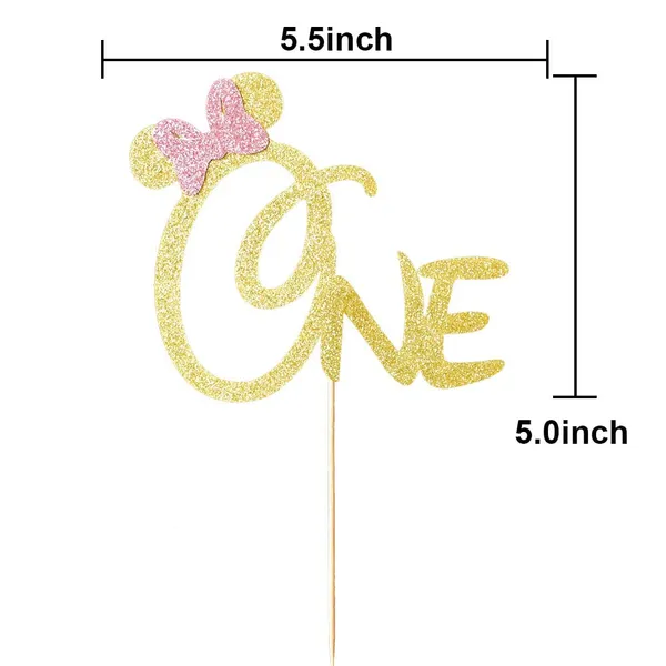 Gold_One_Cake_Topper,_Mickey_&_Minnie_Theme_Happy_1St_Birthday_Cake_Toppers_For_Girls,_Disney_First_Birthday_Party_Decorations,_Gold_Glitter