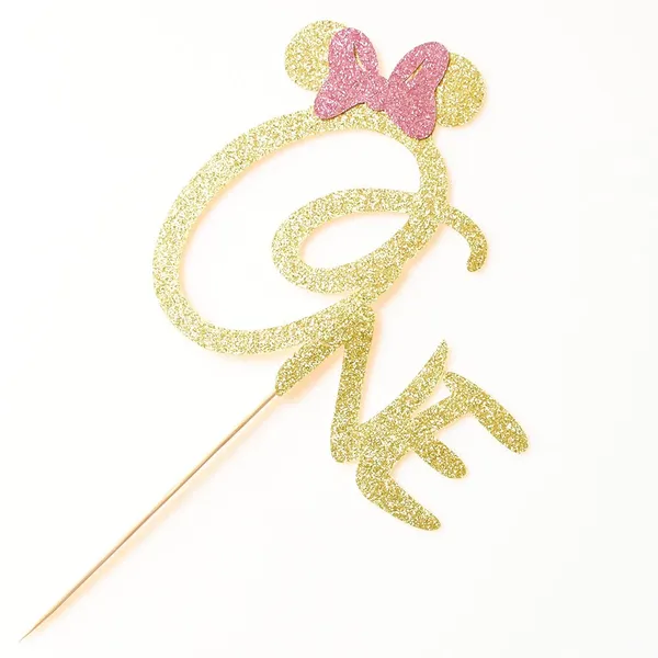 Gold_One_Cake_Topper,_Mickey_&_Minnie_Theme_Happy_1St_Birthday_Cake_Toppers_For_Girls,_Disney_First_Birthday_Party_Decorations,_Gold_Glitter