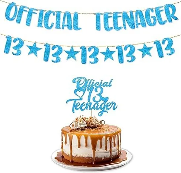 Blue_13Th_Birthday_Decorations_Blue_&_White_|_Official_Teenager_Glitter_Banner_And_Cake_Topper_With_13_Number_Garland_&_Balloons_|_13_Years_Birthday_Party_Decoration_Set_For_Boys