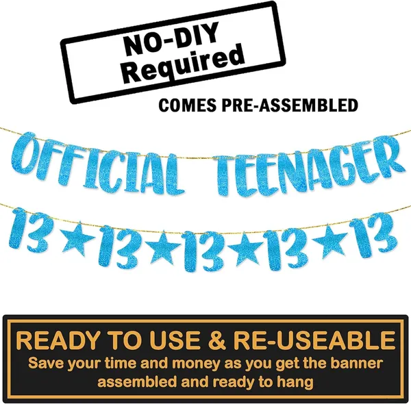 Blue_13Th_Birthday_Decorations_Blue_&_White_|_Official_Teenager_Glitter_Banner_And_Cake_Topper_With_13_Number_Garland_&_Balloons_|_13_Years_Birthday_Party_Decoration_Set_For_Boys
