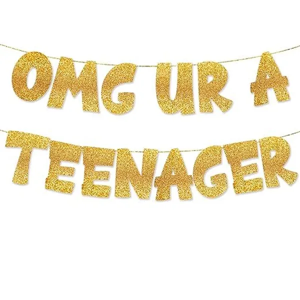 Black_Triflearte'_13Th_Birthday_Decoration_Set_|_Omg_Ur_A_Teenager_Banner,_And_Cake_Topper,_25_Black_&_25_Gold_Balloons,_13_Number_Garland_|_Teen_Birthday_Party_Supplies_For_Boys_&_Girls_(Pack_Of_50+_Items)