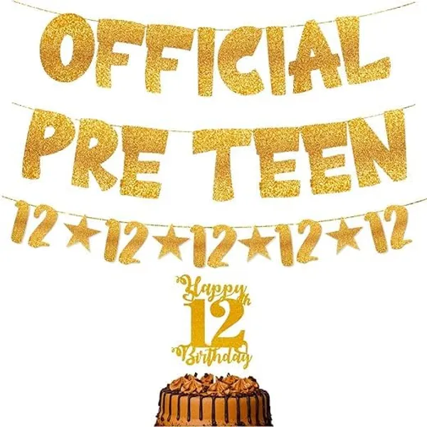 Black_Official_Pre-Teen_12Th_Birthday_Decoration_Set_|_Black_&_Gold_Balloons,_Glitter_Banner,_Number_12_Garland_&_Cake_Topper_|_Pre_Teen_Birthday_Party_Decorations_For_Boys_&_Girls