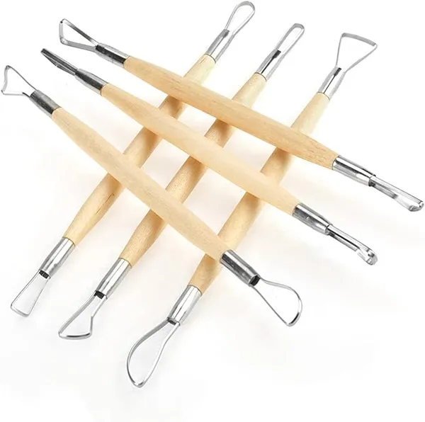 Multi_6_Pcs_Clay_Tools_Kit_|_Pottery_Tools_&_Sculpting_Tools_|_Polymer_Modeling_Clay_Cutters_|_Double-Ended_Wooden_Tools_|_Sculpture_Set_For_Carving,_Ceramics,_Molding,_Diy