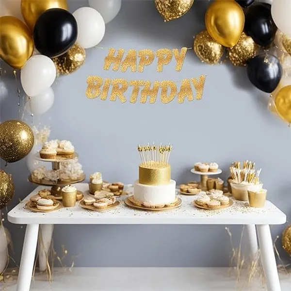 Gold_Happy_Birthday_Banner_|_Gold_Glitter_Birthday_Garland_|_Suitable_For_Girls_And_Boys_|_8_Feet_Pre-Assembled_Banner_No_Diy_|_Party_Decoration